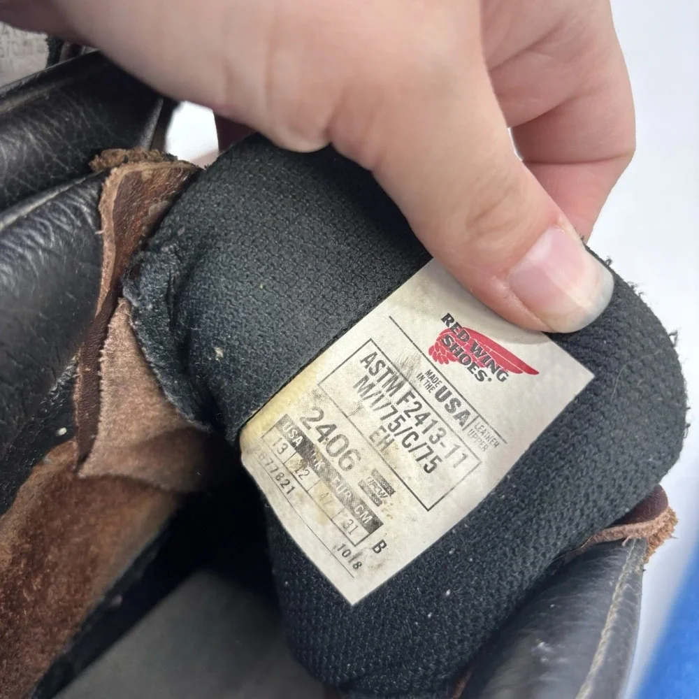 Red Wing Boots Mens 13 B #2406 SuperSole 2.0 Steel Toe  6